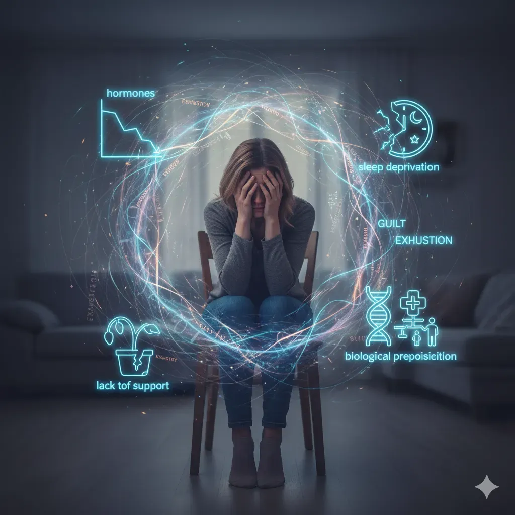 Hero image for causes-of-postpartum-depression