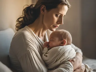 Hero image for how-can-i-tell-if-i-have-postpartum-depression-or-just-the-baby-blues