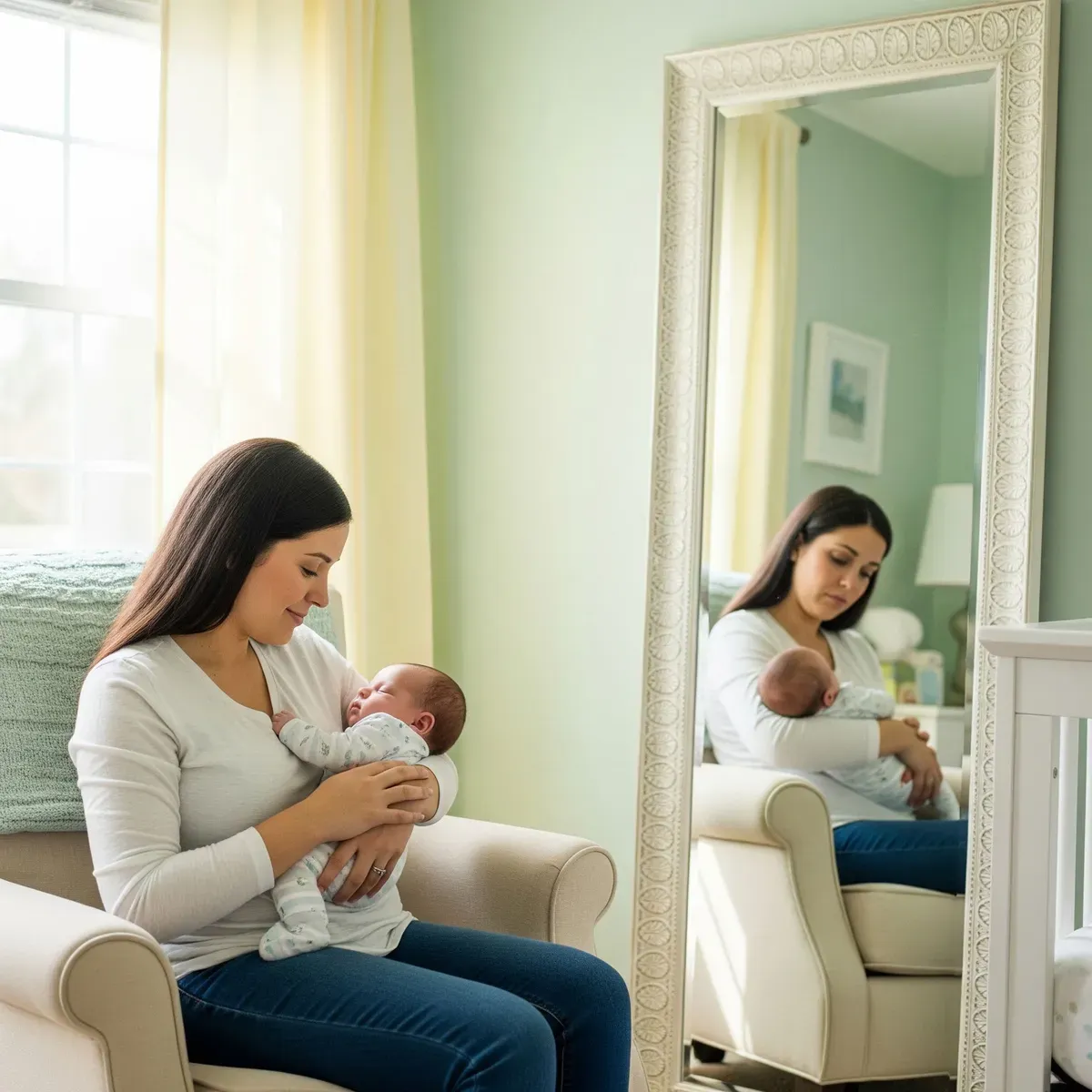 Hero image for postpartum-smiling-depression-signs