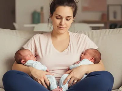 Hero image for twin-moms-mental-health-guide