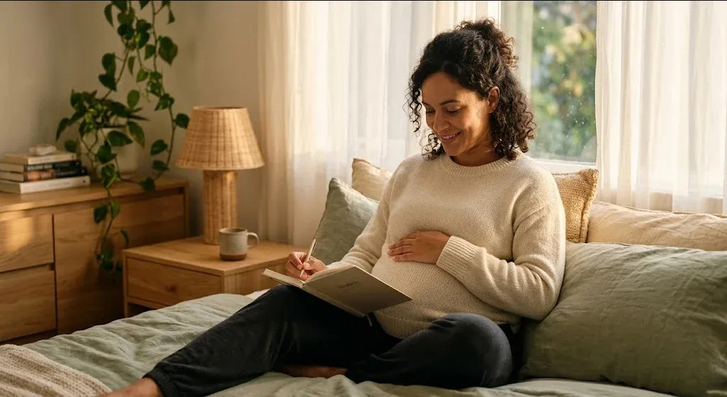 A quiet interior scene — soft light, a plant, a chair, a sense of calm presence, representing the themes of "Why PCPs Refer to Phoenix Health: Specialist Telehealth for Perinatal Mental Health".
